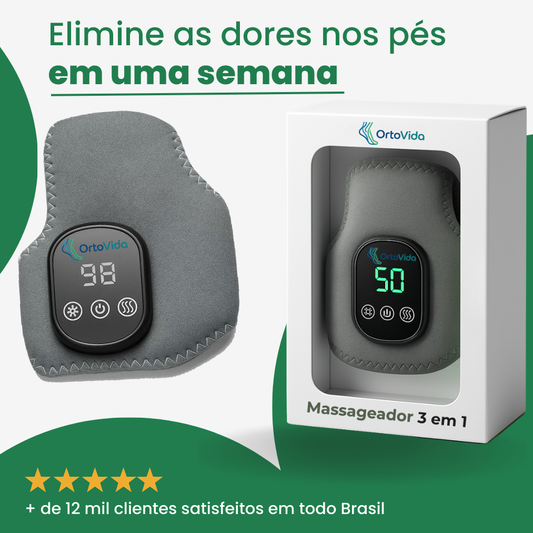 Terapia para os Pés OrtoVida 3 em 1